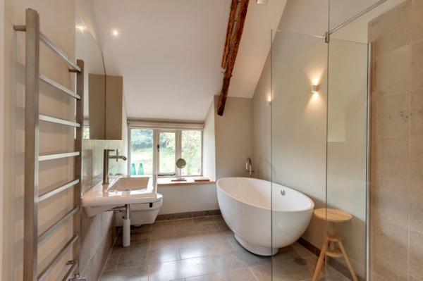 Farmhouse Bathroom by van Ellen + Sheryn Architects