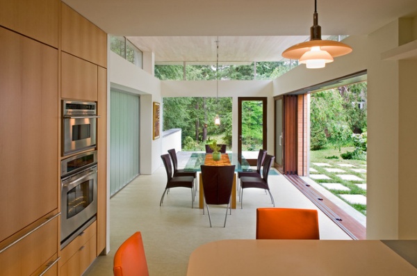 Contemporary Dining Room by Meditch Murphey Architects