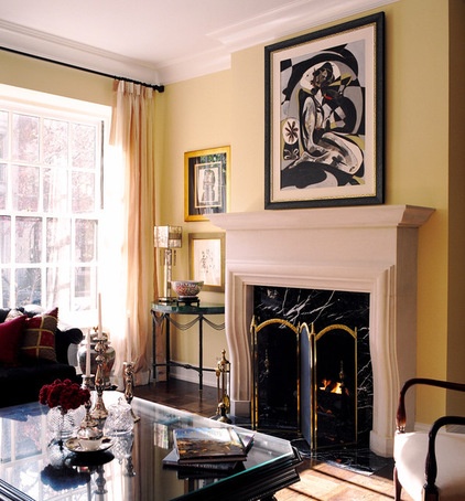 Traditional Living Room by Michael Menn Ltd.