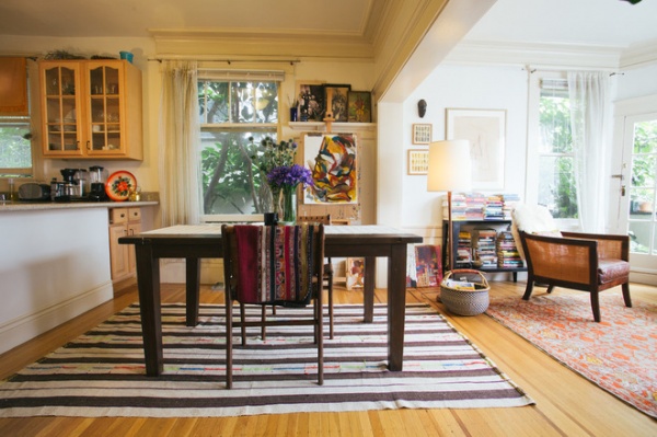 Eclectic Dining Room by Nanette Wong