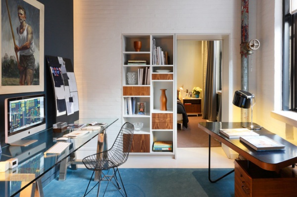 Contemporary Home Office by Décor Aid