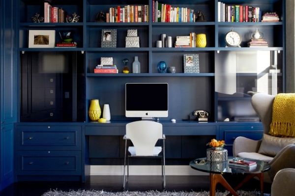 Contemporary Home Office by danielle colding design