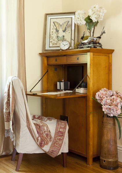 Eclectic Home Office Office Nook