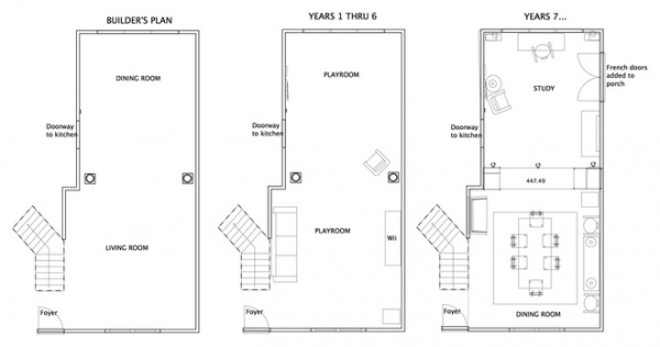 Transitional Floor Plan by Your Favorite Room By Cathy Zaeske