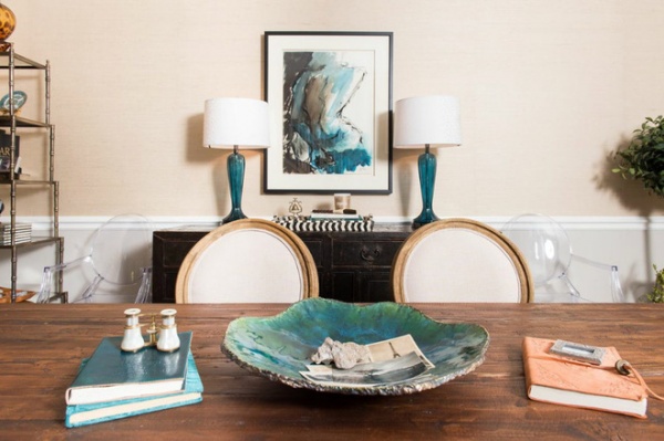 Transitional Dining Room by Your Favorite Room By Cathy Zaeske