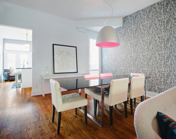 Contemporary Dining Room by Andrew Snow Photography