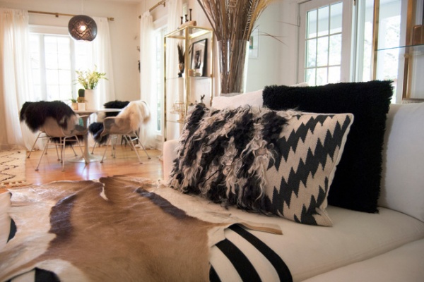 Eclectic Living Room by Adrienne DeRosa