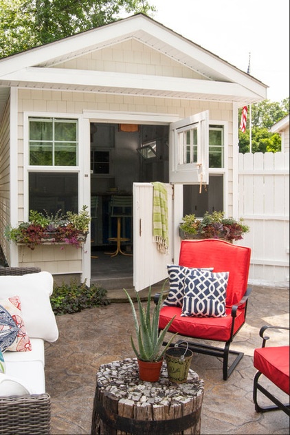 Eclectic Patio by Adrienne DeRosa