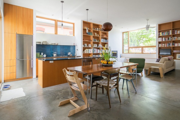 Contemporary Dining Room by Lucy Call