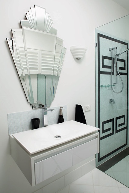 Modern Bathroom by French Interior Design Studio