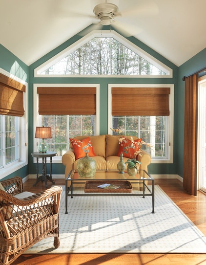 Traditional Porch by Mandeville Canyon Design