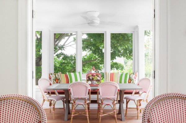 Beach Style Dining Room by Reiko Feng Shui Design