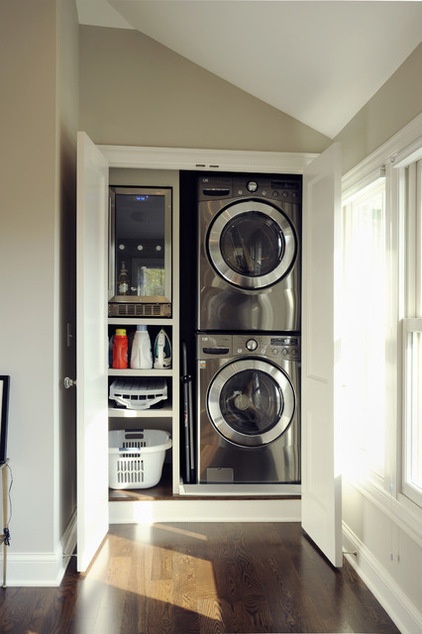 Contemporary Laundry Room by Ketron Custom Builders