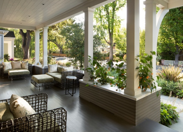 Traditional Porch by ScavulloDesign Interiors