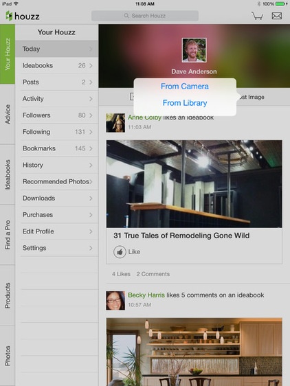 Inside Houzz: Houzz App Gets More Social Features, Enhanced Search