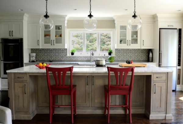 Transitional Kitchen by Studio Dearborn