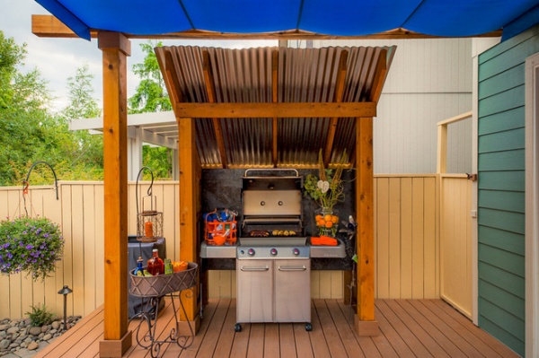 Transitional Deck by Paradise Restored Landscaping & Exterior Design