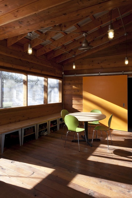 Rustic Dining Room by Loop Design