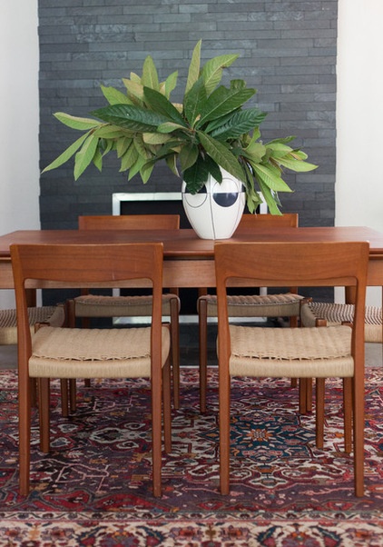 Midcentury Dining Room by Sarah Stacey Interior Design