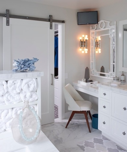 Transitional Bathroom by Eric Aust Architect