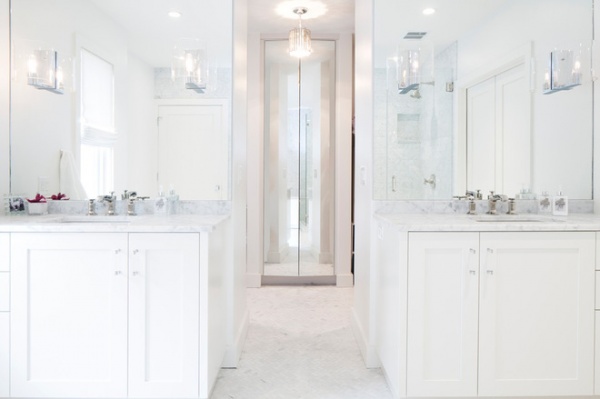 Transitional Bathroom by Arbib Hughey Design