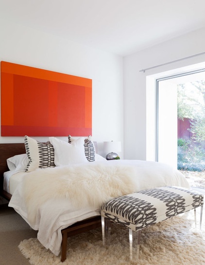 Contemporary Bedroom by Ashley Eckel Interior Design