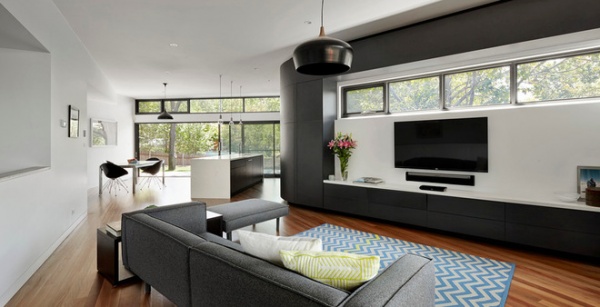 Contemporary Living Room by Adam Dettrick Architects