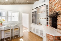 Kitchen of the Week: Brick, Wood and Clean White Lines