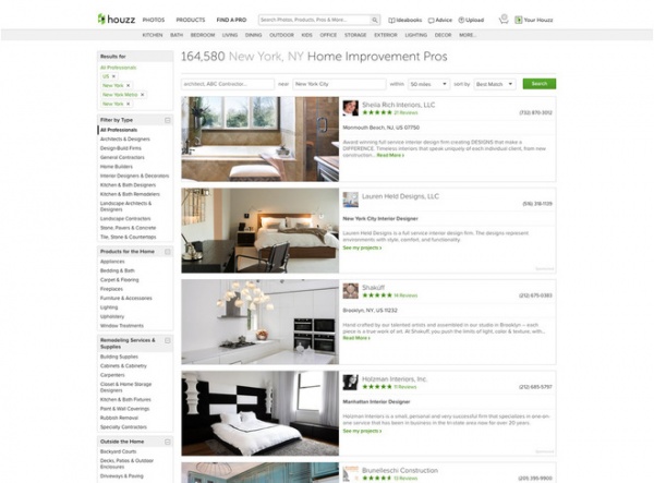 Inside Houzz: Interior Design in New York City