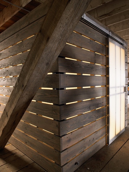 Industrial Bathroom by chadbourne + doss architects