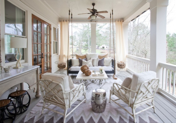 Traditional Porch by Lindsey Hene Interiors