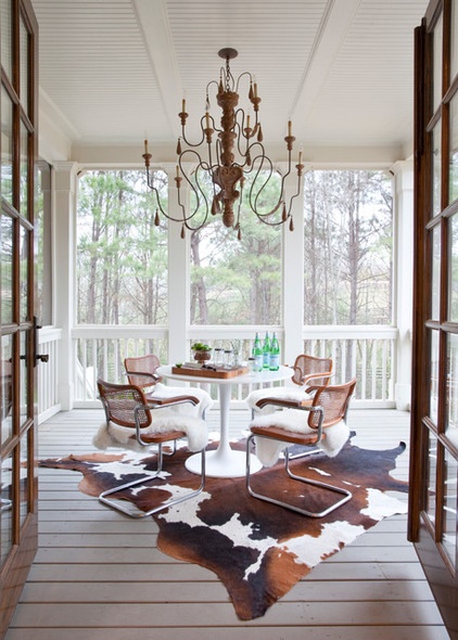 Traditional Porch by Lindsey Hene Interiors