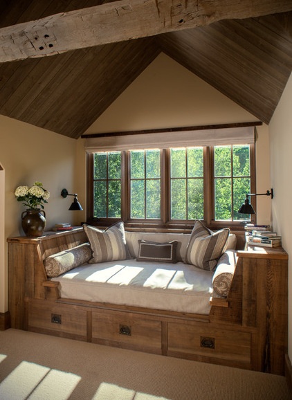 Rustic Bedroom by MILLER ARCHITECTS PC