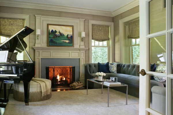 Traditional Living Room by Valerie Grant Interiors