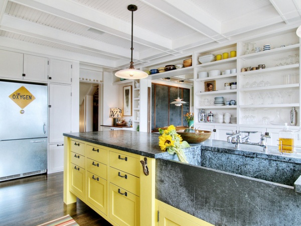 Eclectic Kitchen by J.A.S. Design-Build