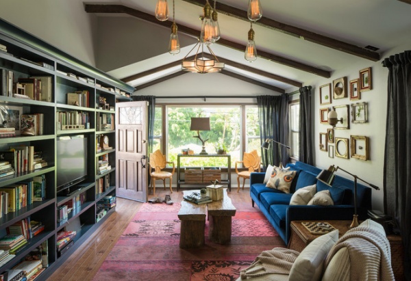 Eclectic Living Room by Shannon Ggem ASID