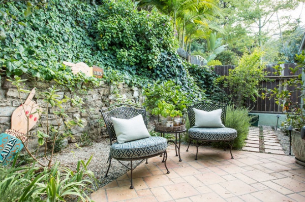 Eclectic Patio by Shannon Ggem ASID