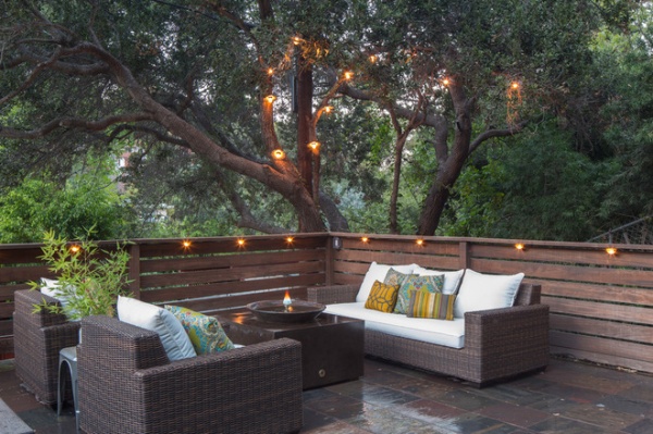 Eclectic Patio by Shannon Ggem ASID