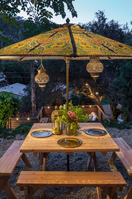 Eclectic Patio by Shannon Ggem ASID