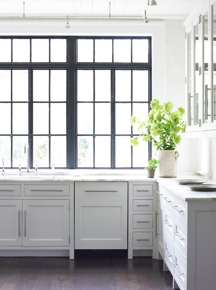 Transitional Kitchen by Carter Kay Interiors