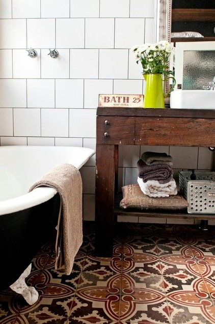 Eclectic Bathroom by Etica Studio