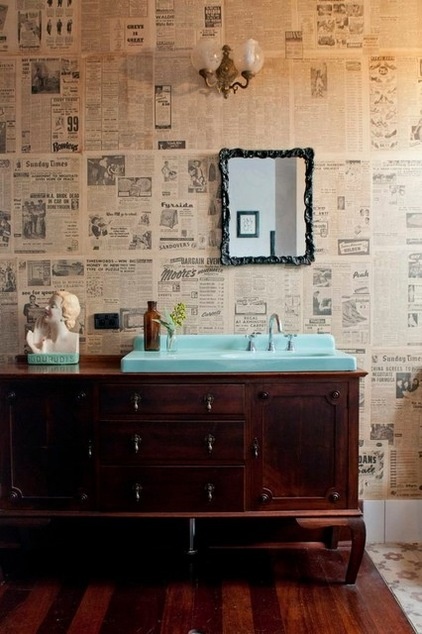 Eclectic Bathroom by Etica Studio