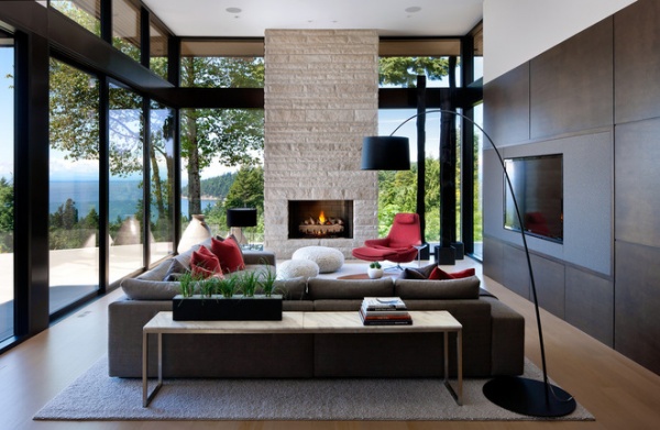 Modern Living Room by Claudia Leccacorvi