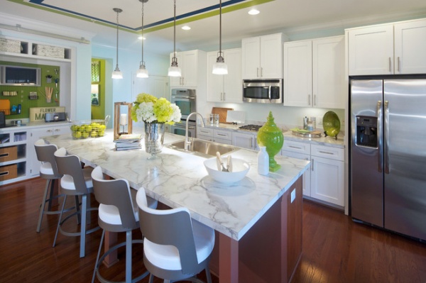 Contemporary Kitchen by Carlyn And Company Interiors + Design