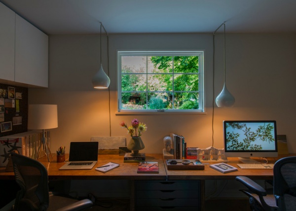 Transitional Home Office by Rill Architects