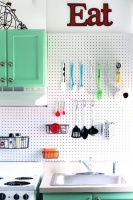 Boost Your Kitchen Storage With Pegboard on a Wall