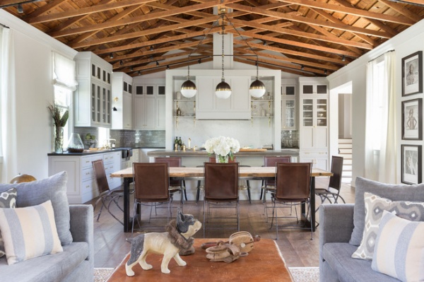 Transitional Kitchen by HSH Interiors