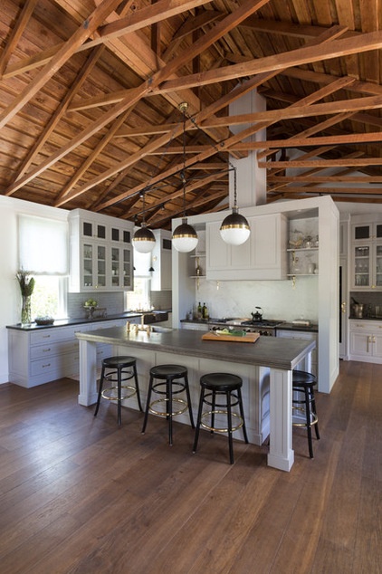 Transitional Kitchen by HSH Interiors