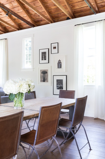 Transitional Dining Room by HSH Interiors