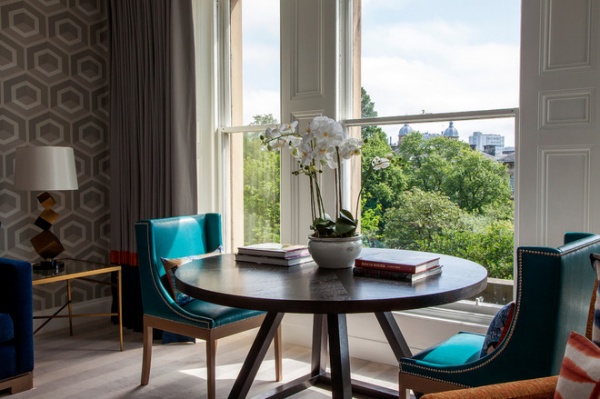 Contemporary Dining Room by Jenna McLaughlin